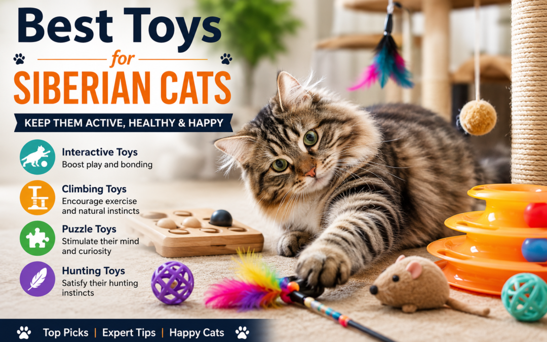 Best Toys for Siberian Cats: Top Picks to Keep Your Cat Active & Happy