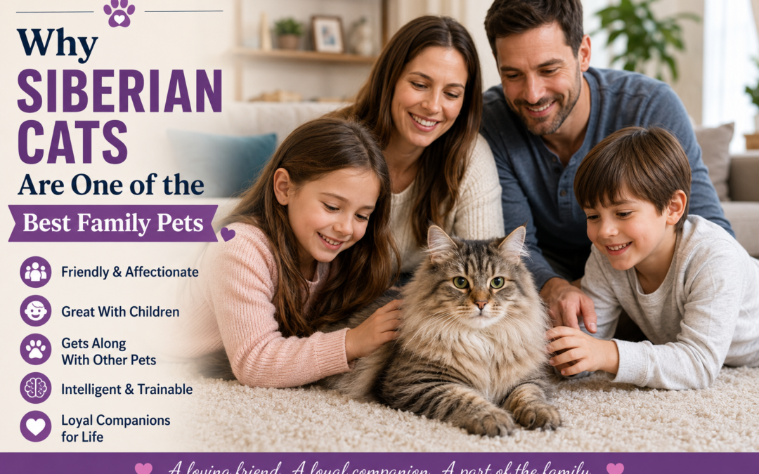 Why Siberian Cats Are One of the Best Family Pets