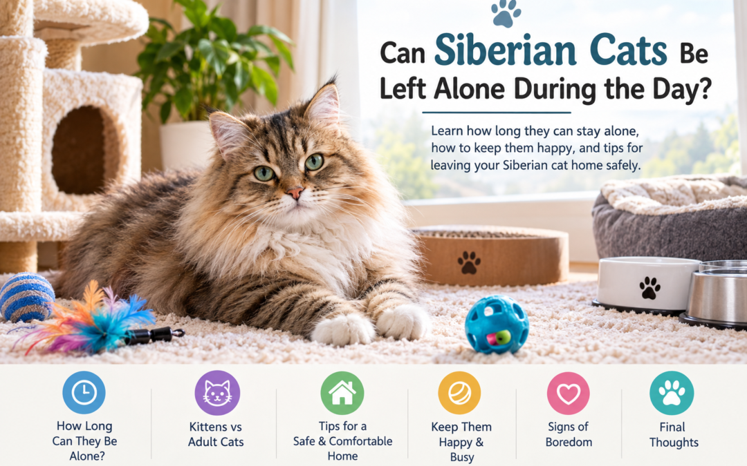 Can Siberian Cats Be Left Alone During the Day?